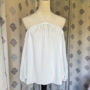 1. STATE White Off-Shoulder Blouse